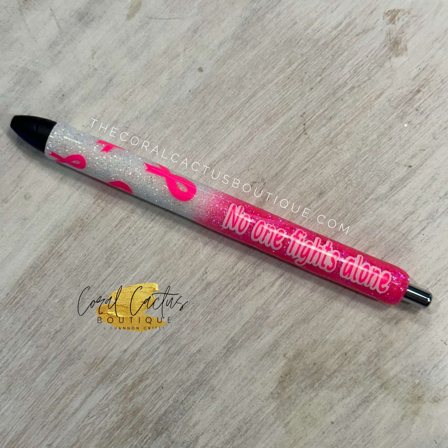 Custom Pen - No One Fights Alone