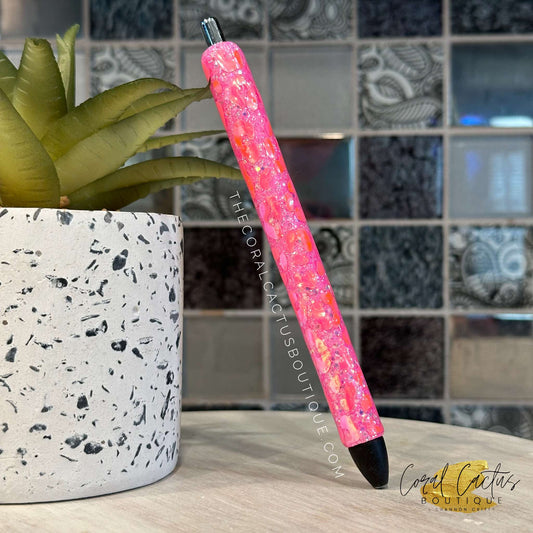 Custom Pen - Holographic Leopard