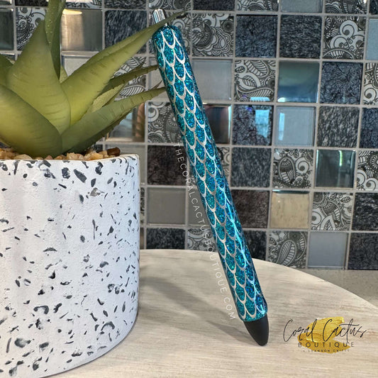 Custom Pen - Mermaid Scale Tail