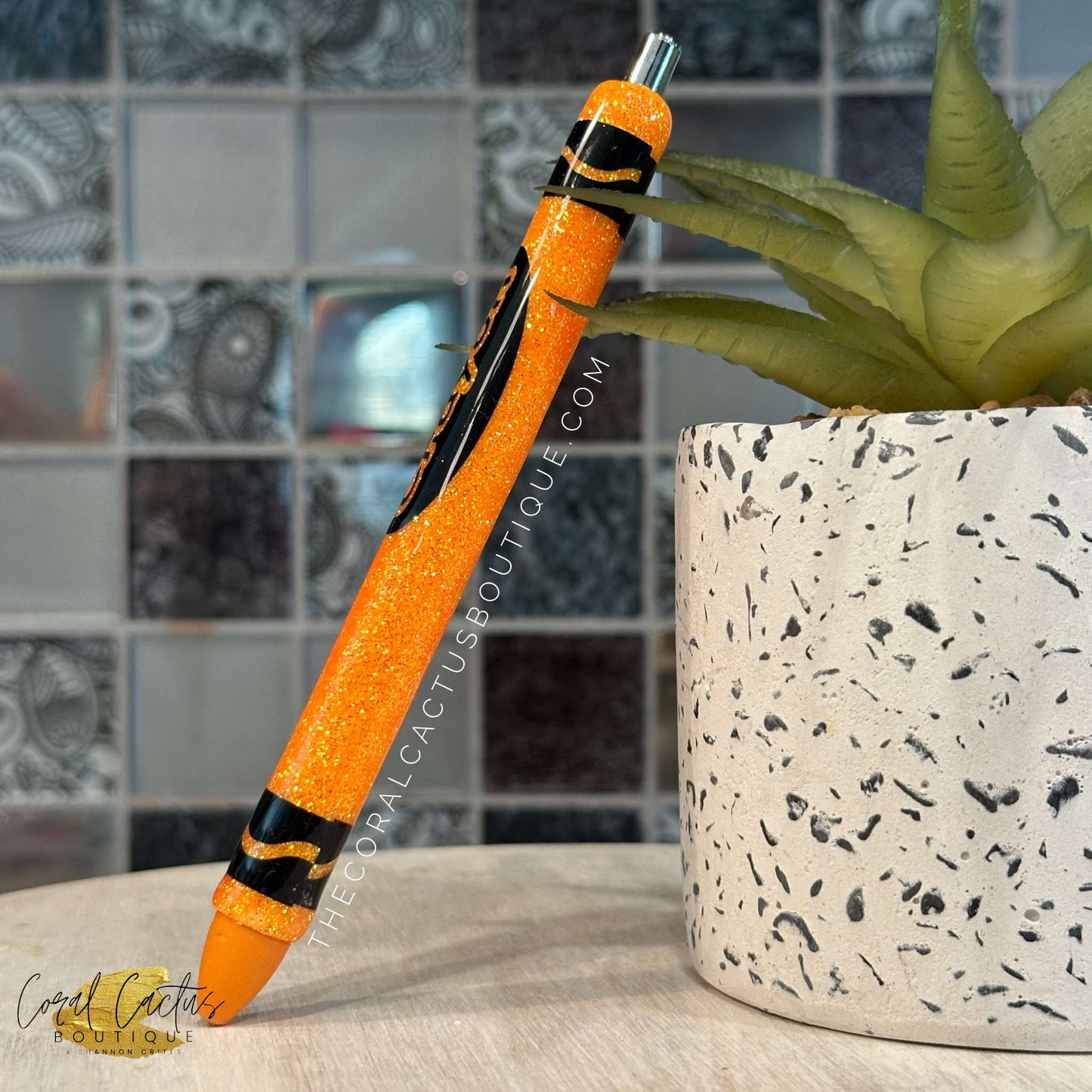 Custom Pen - Crayola Bright Color Crayon