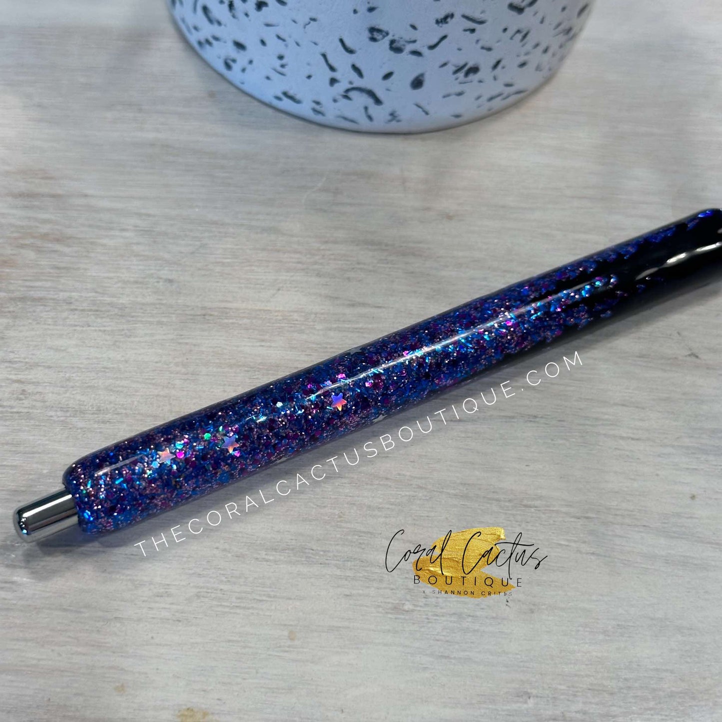 Custom Pen - Dark Northern Lights