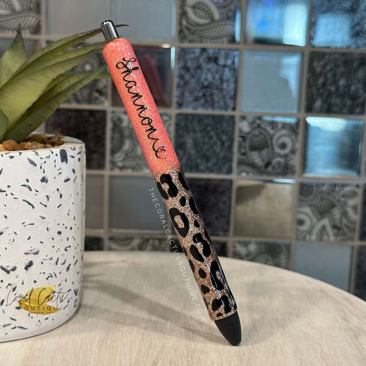 Custom Pen - Single Color & Leopard