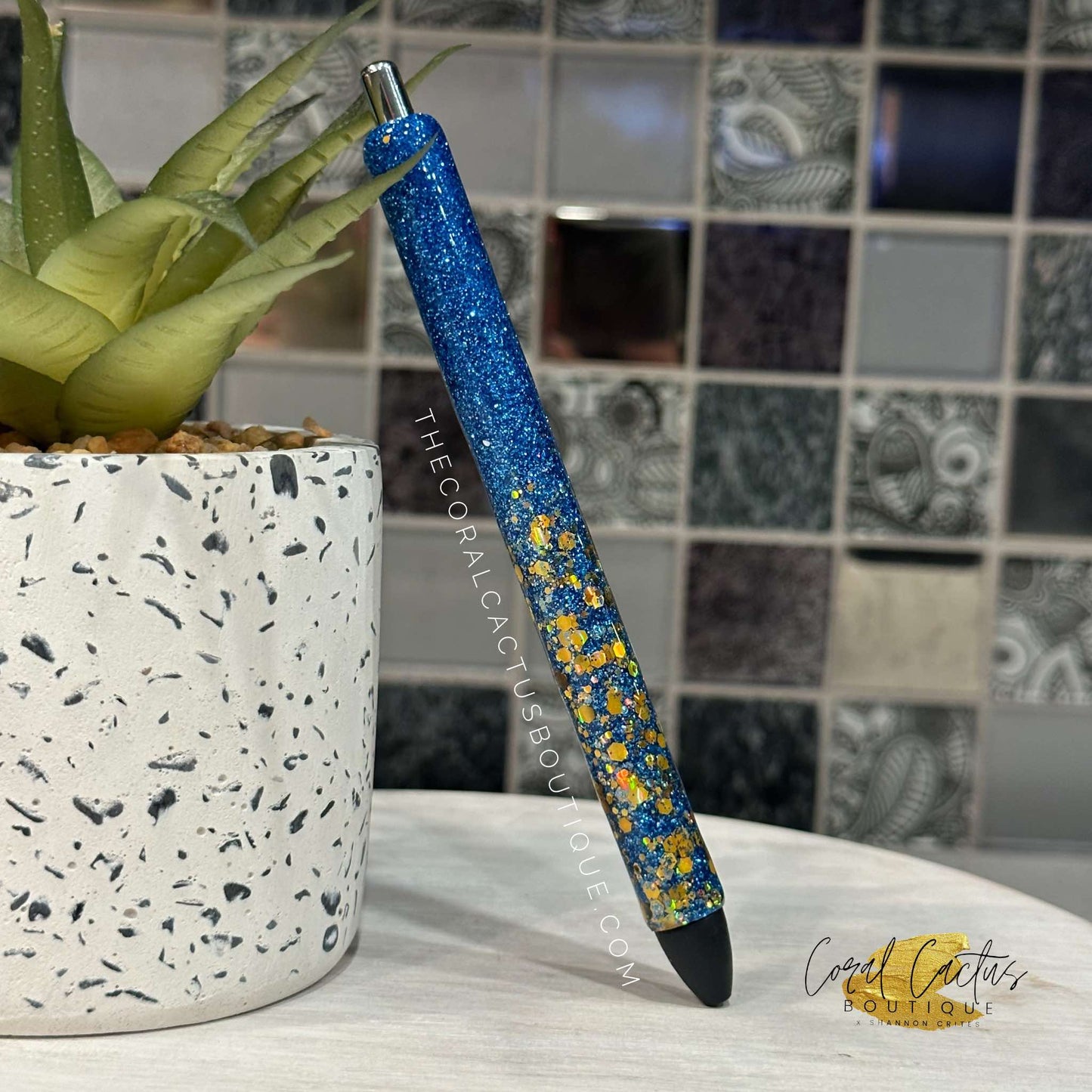 Custom Pen - Mermaid Glitter