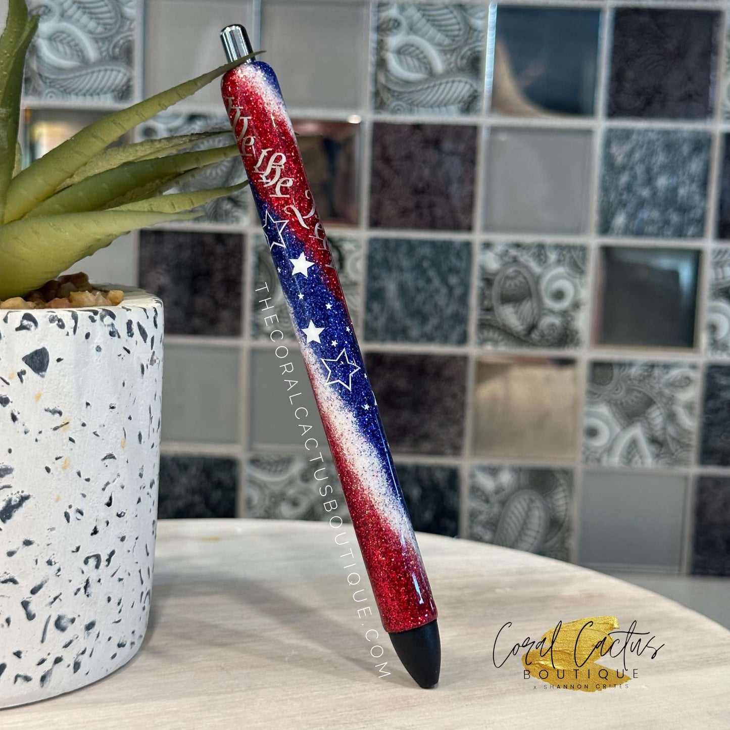 Custom Pen - We The People Swirl