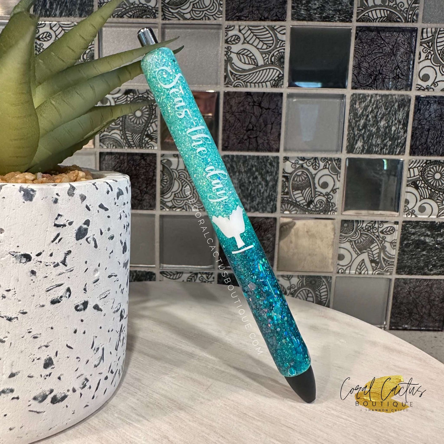 Custom Pen - Mermaid Glitter