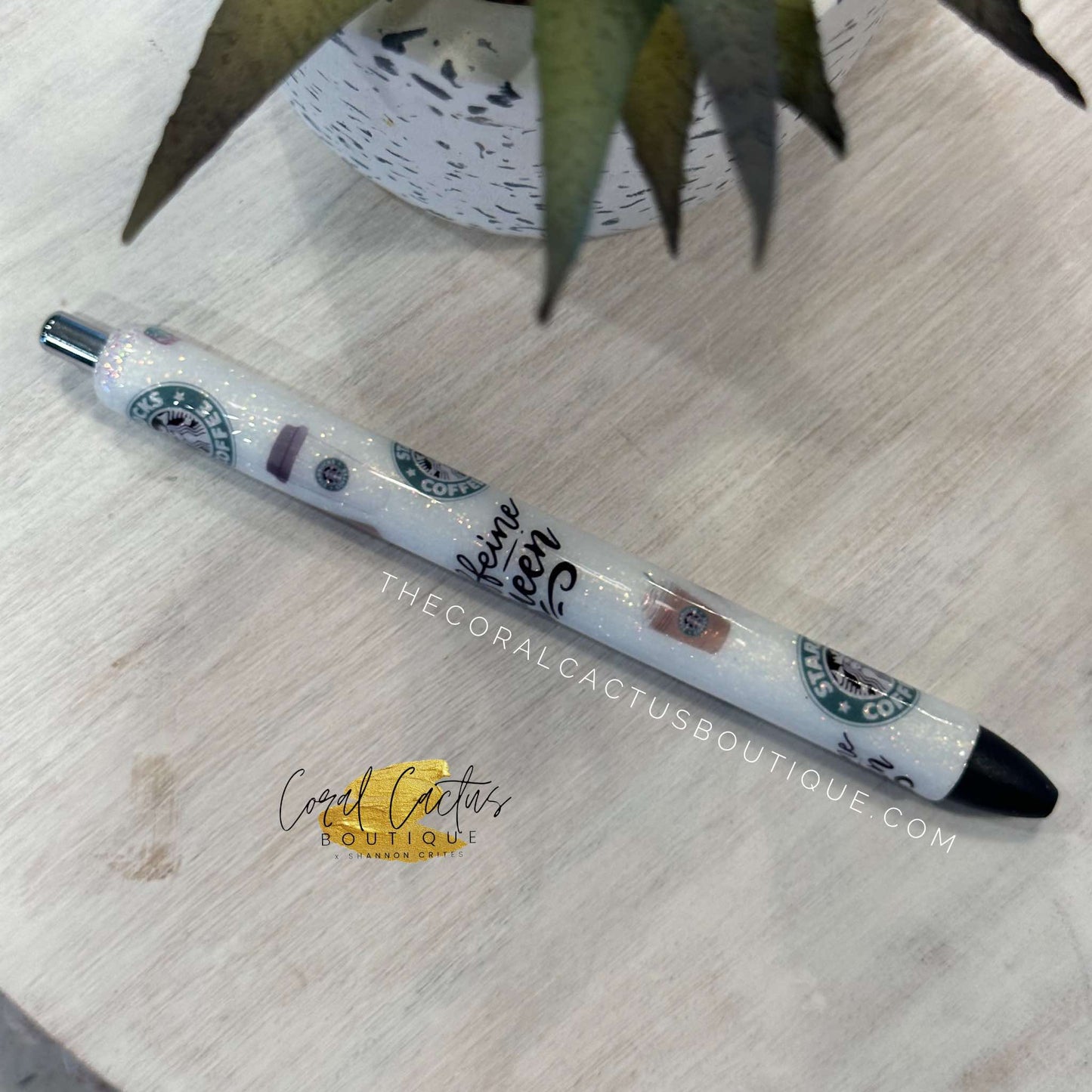 Custom Pen - You Matter - Caffeine Queen Coffee