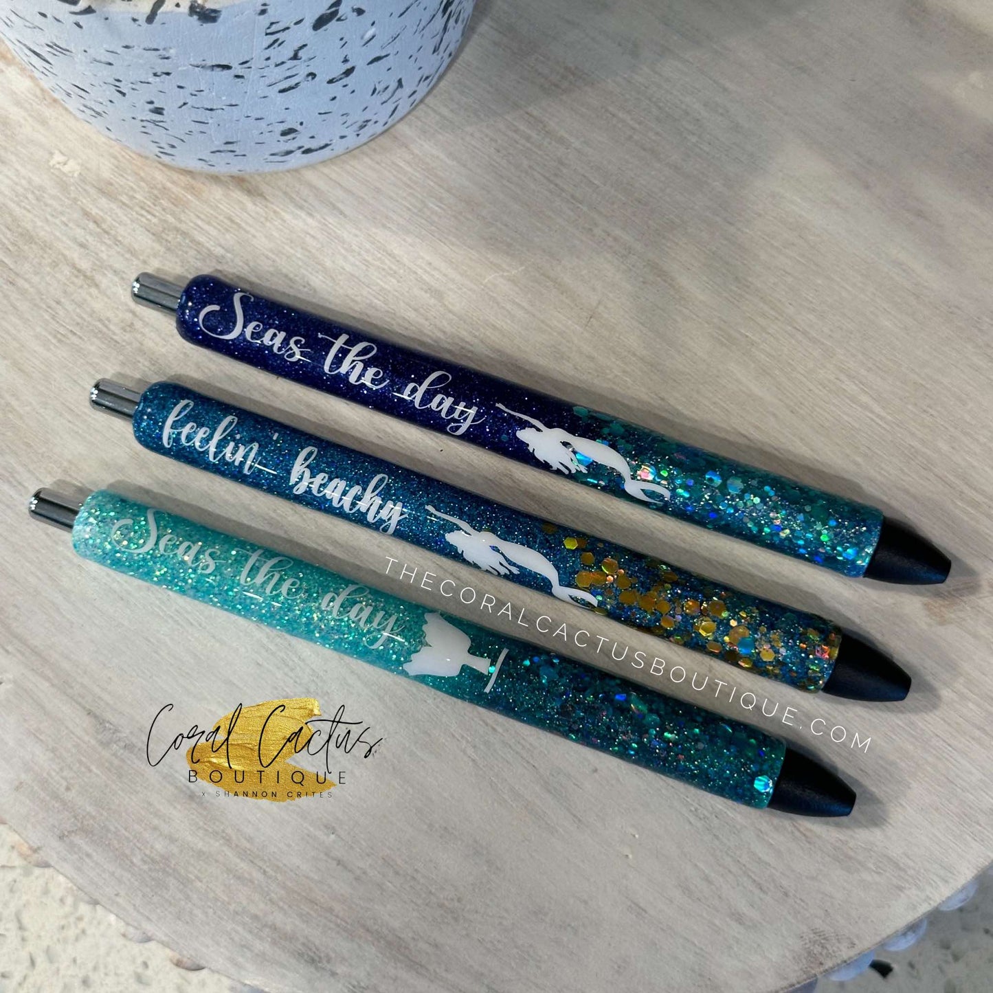 Custom Pen - Mermaid Glitter