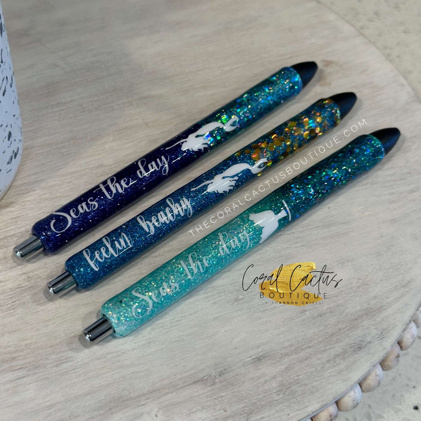 Custom Pen - Mermaid Glitter