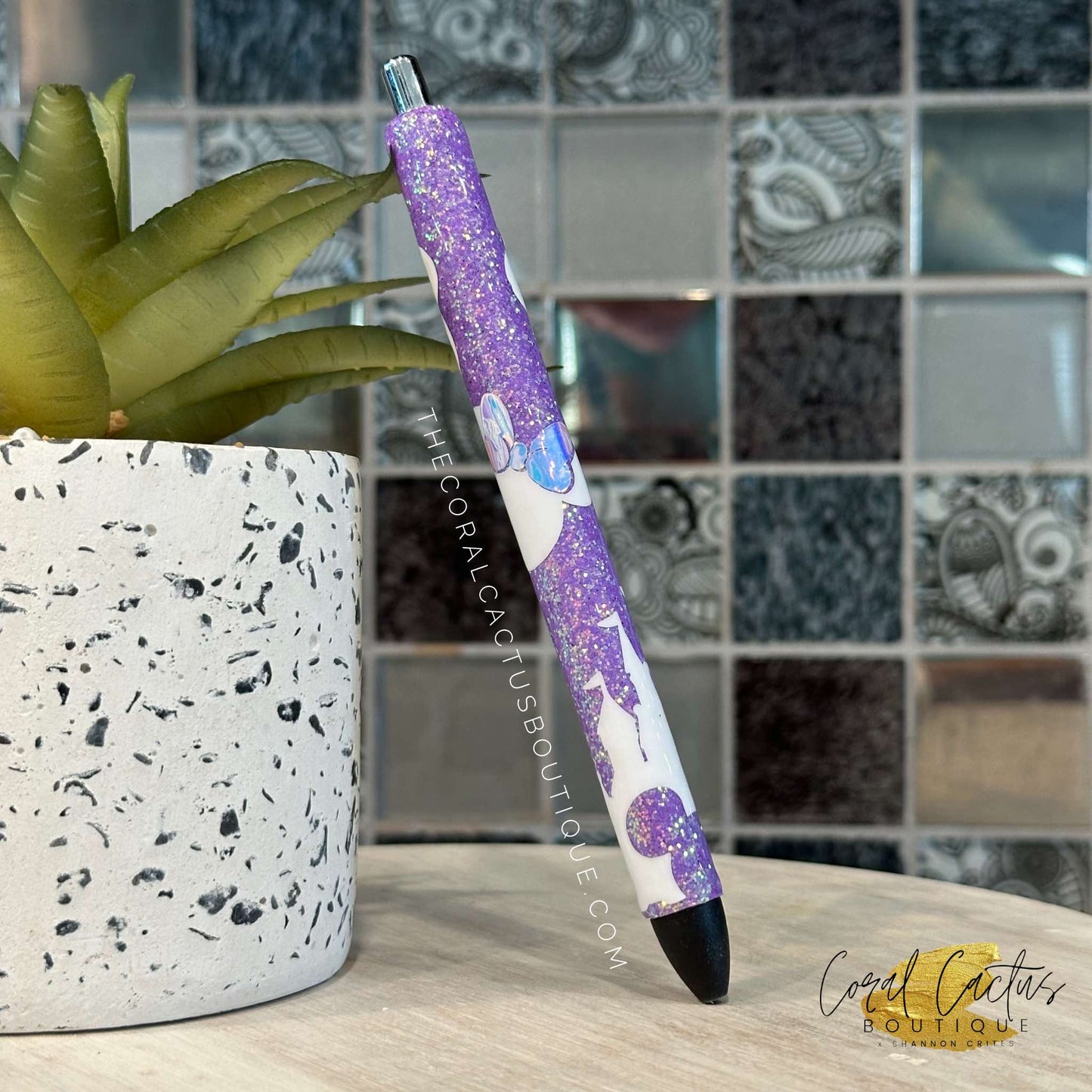 Custom Pen - Purple Magic Mouse Castle