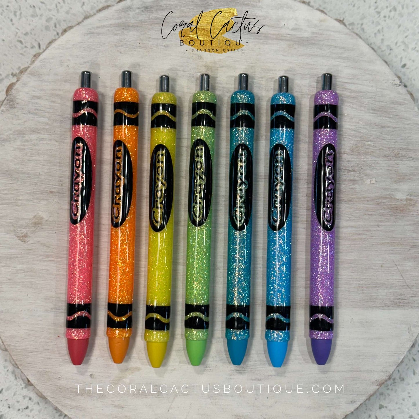 Custom Pen - Crayola Bright Color Crayon