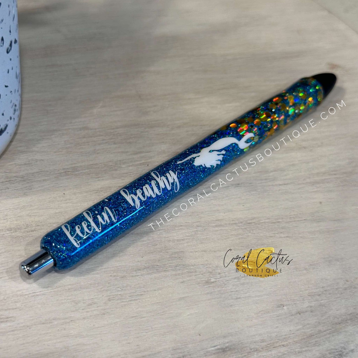 Custom Pen - Mermaid Glitter