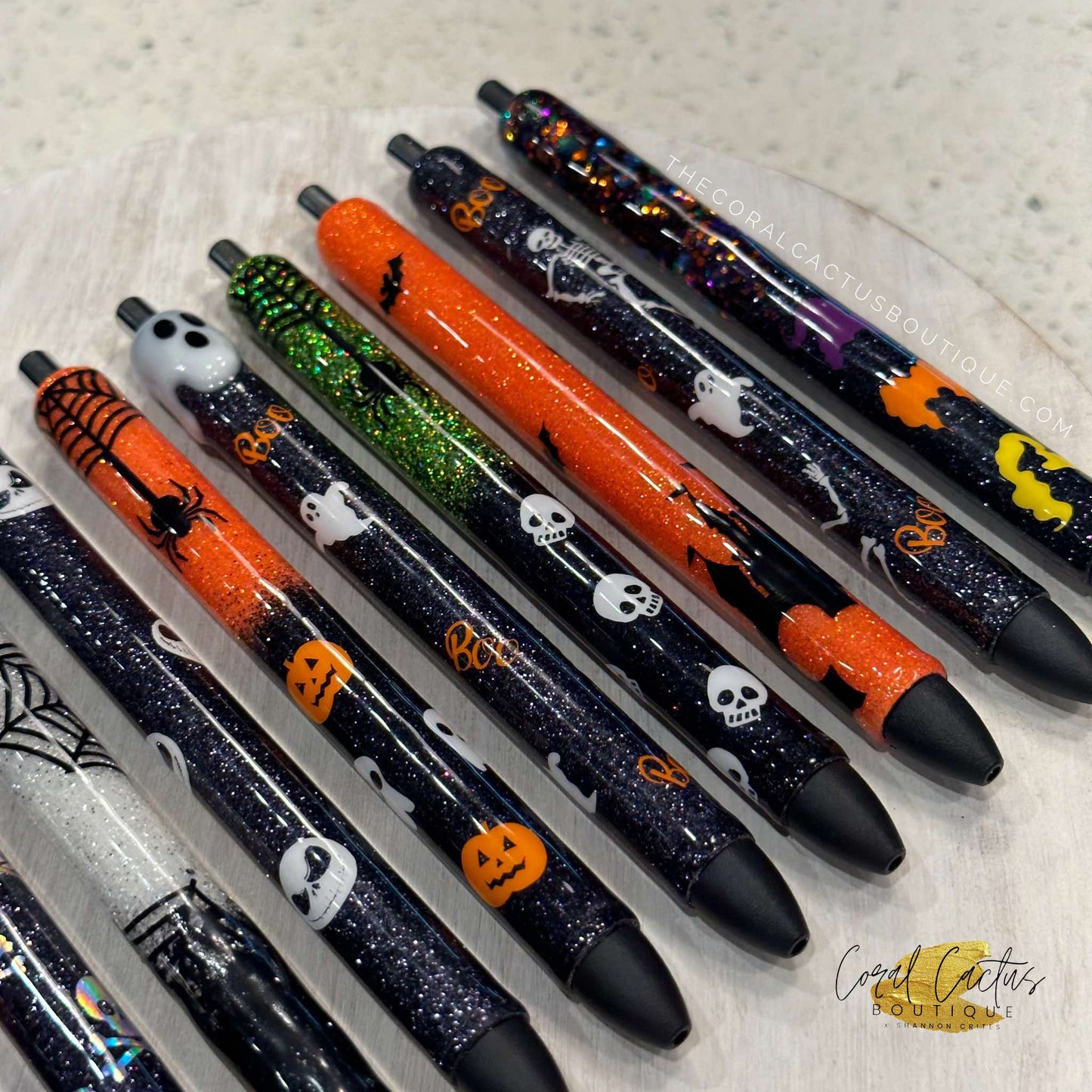 Custom Pen - Skeleton Ghost Boo