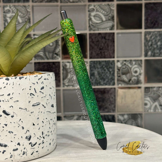 Custom Pen - Christmas Mr Mean Heart