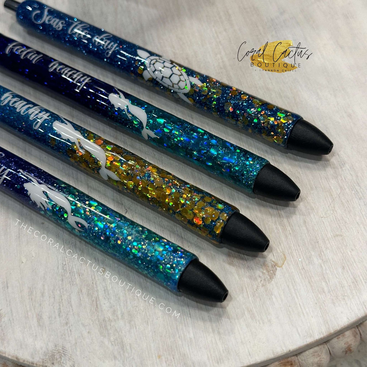 Custom Pen - Mermaid Glitter