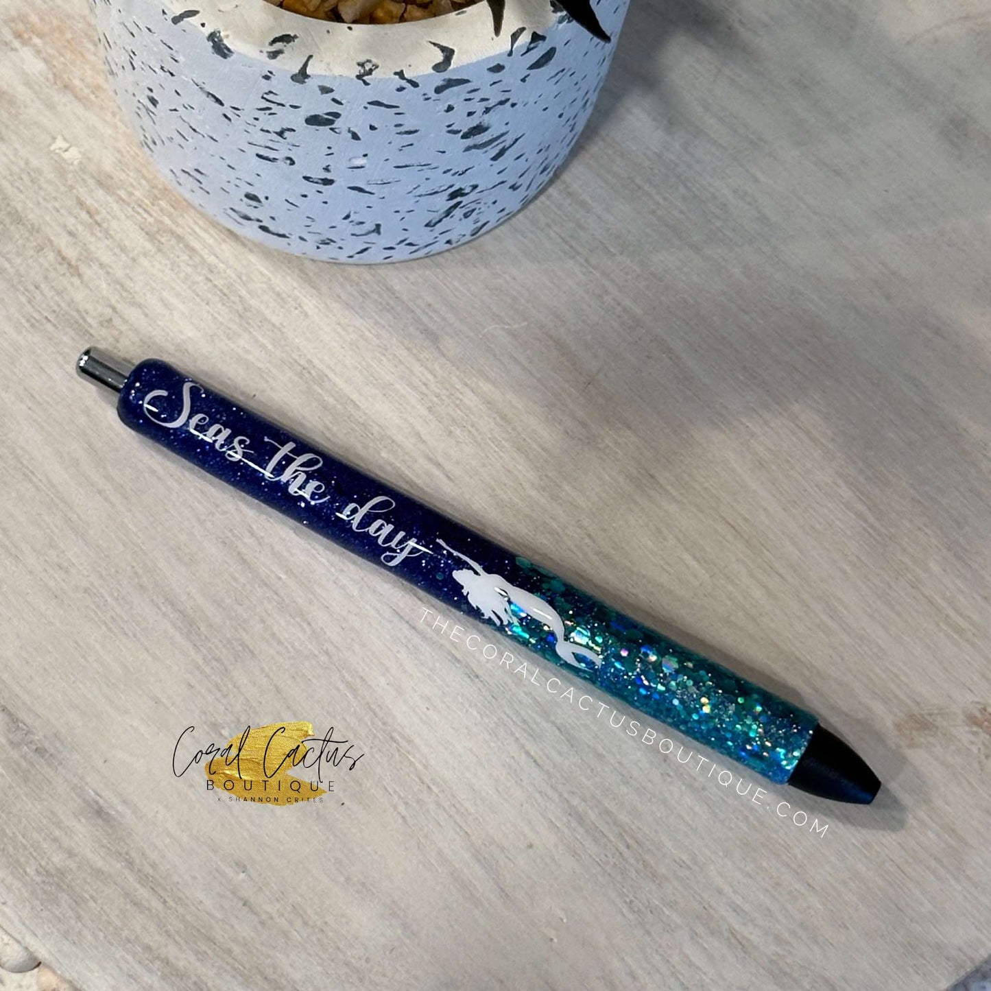 Custom Pen - Mermaid Glitter