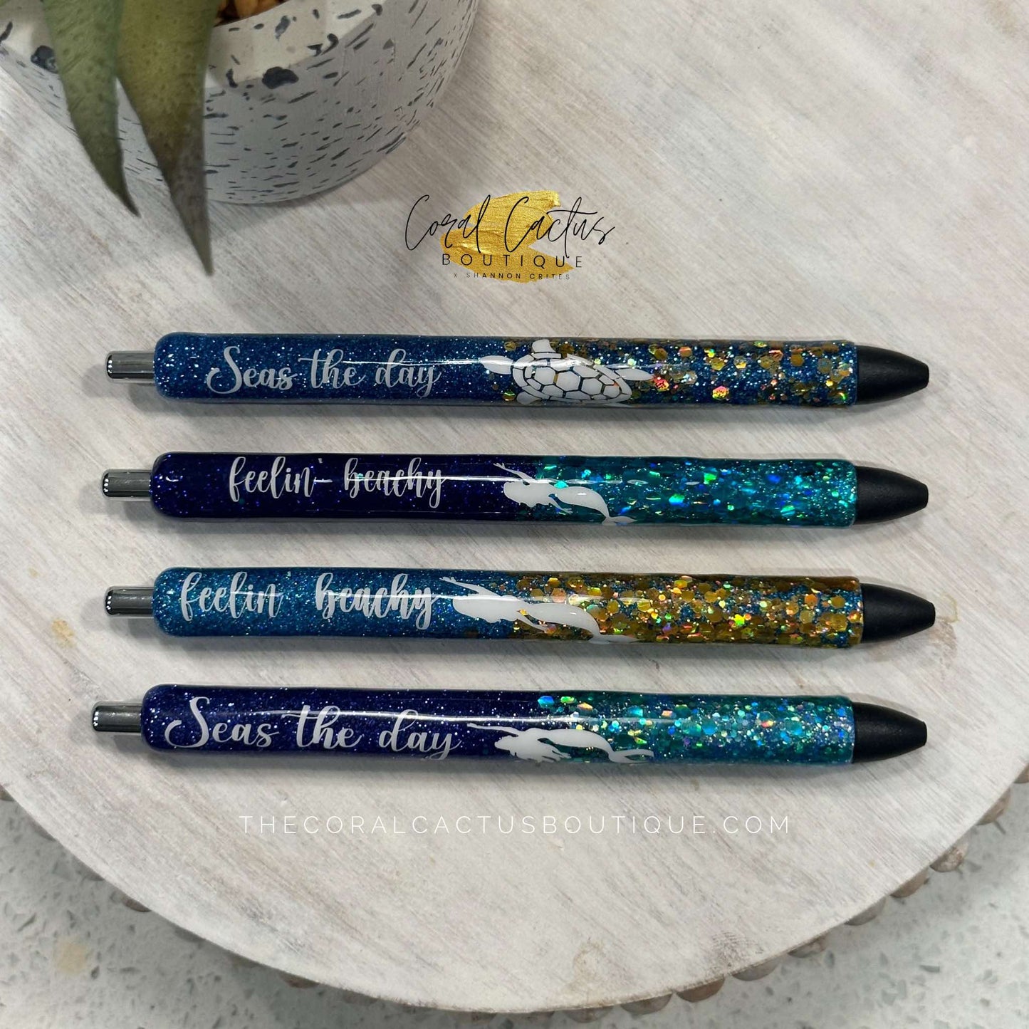 Custom Pen - Mermaid Glitter