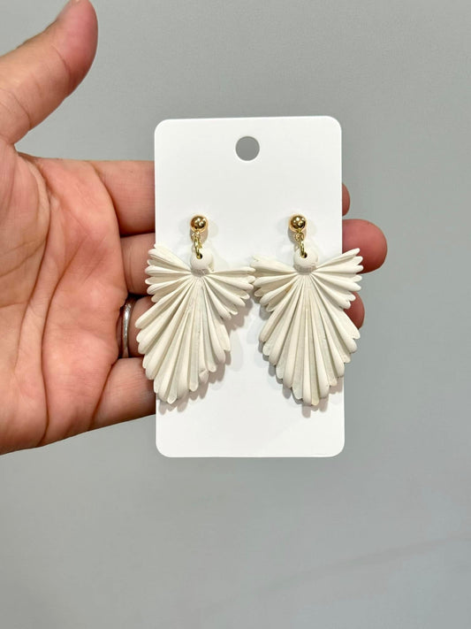 Angel Dangle Clay Handmade Earrings