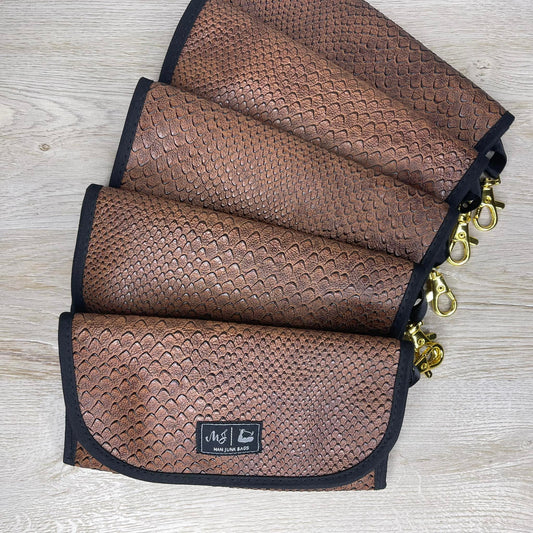 Chocolate Cobra Man Junk Sunglass Case Makeup Junkie Bag