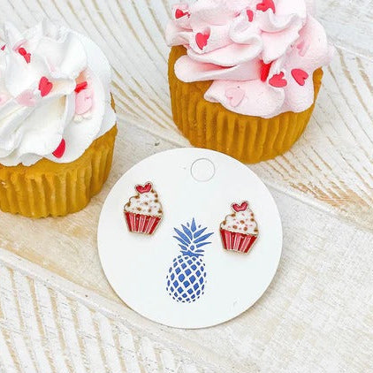 Cupcake Stud Earrings