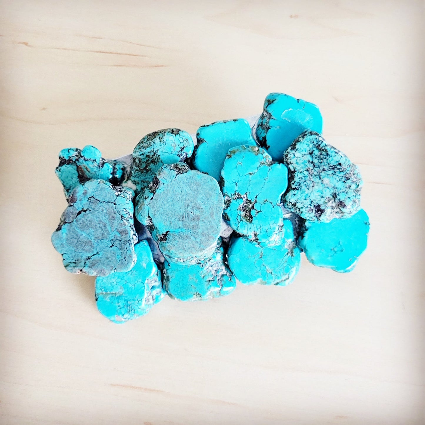Large Turquoise Slab Belt Buckle 901f