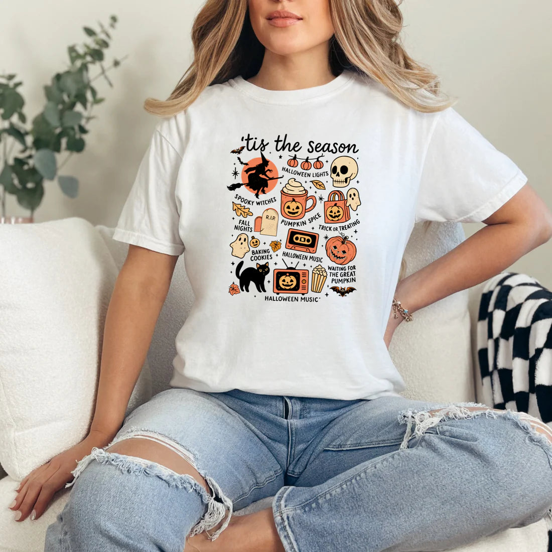 Halloween Tis The Season Graphic Tee