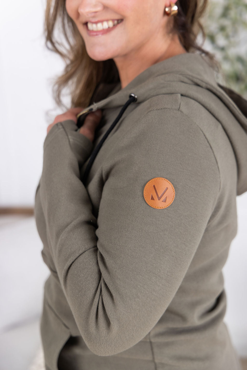 IN STOCK Classic Halfzip Hoodie - Olive FINAL SALE