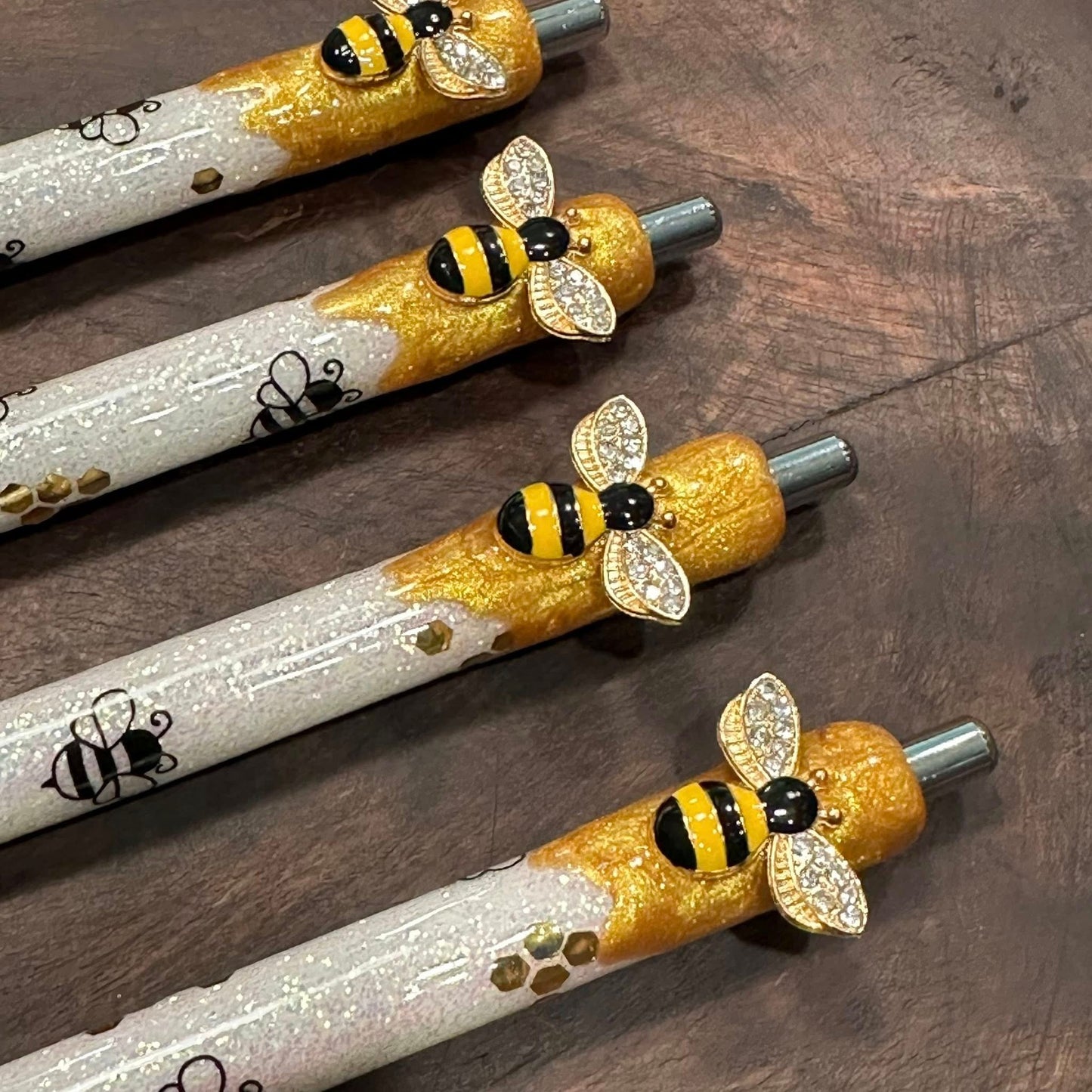 Honey Bee with Charm Custom Pen