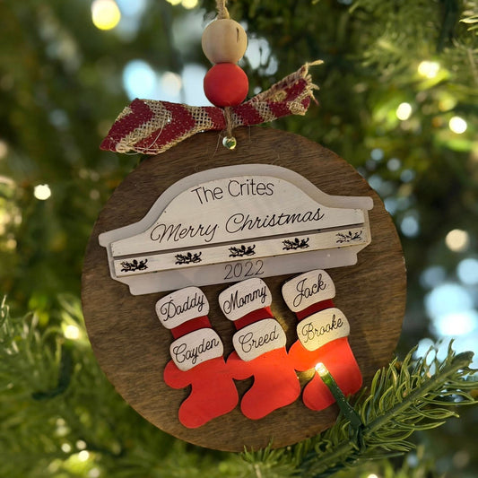Stocking Custom Ornament