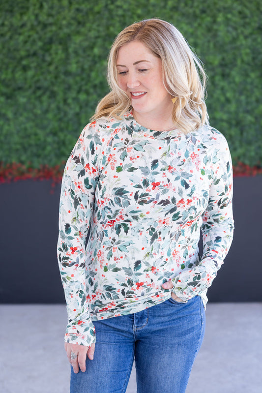 IN STOCK Blair Long Sleeve Top - Winter Berry FINAL SALE