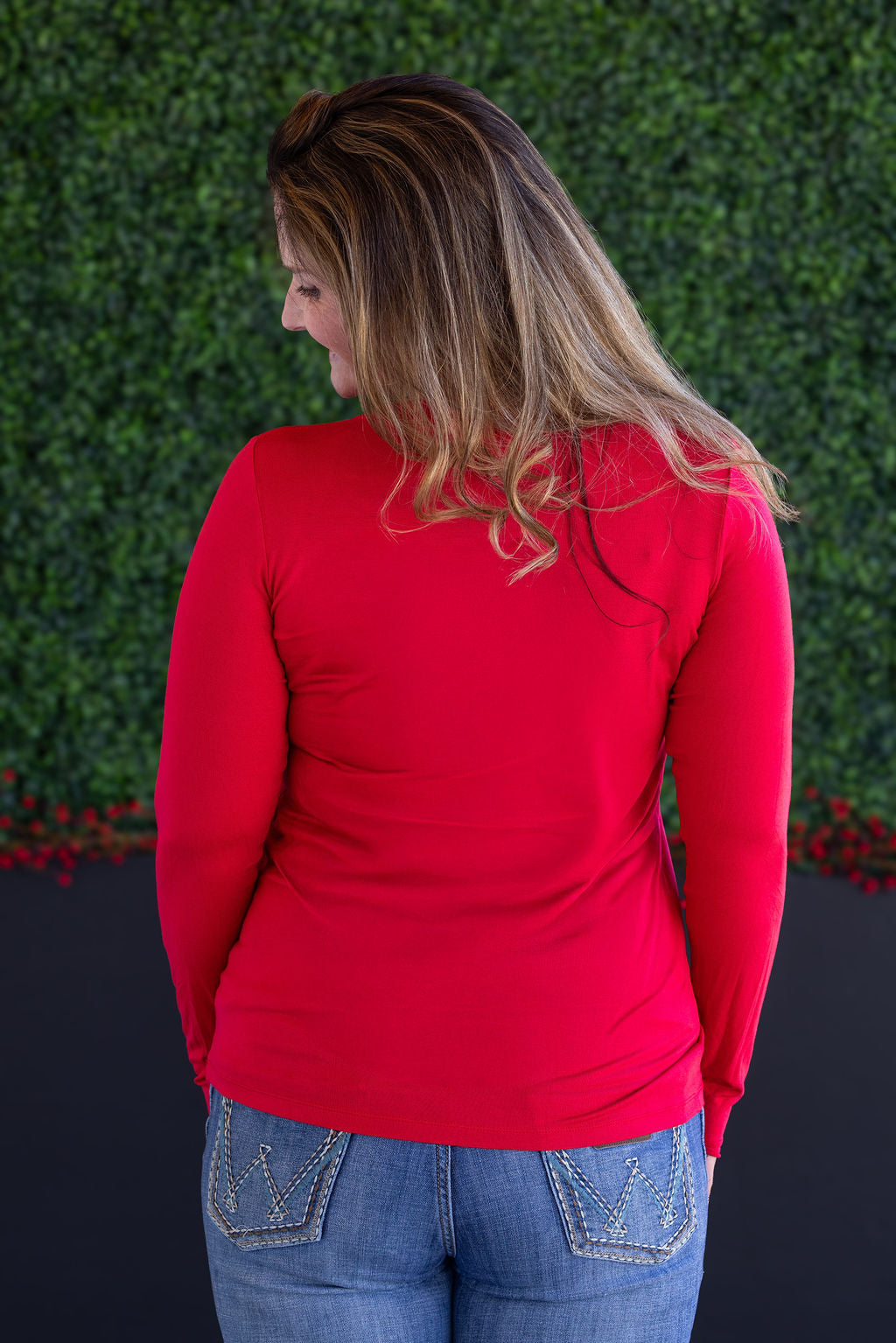 IN STOCK Larissa Long Sleeve - Red
