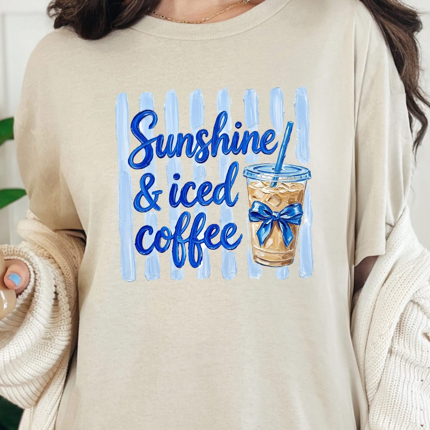 Sunshine & Iced Coffee Graphic Tee