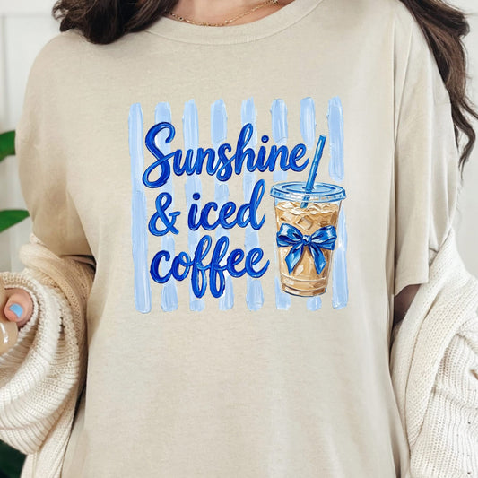 Sunshine & Iced Coffee Graphic Tee