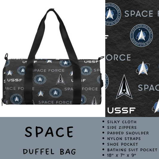 Batch #264 - Travel Collection - Closes 12/31 - ETA - Space Duffel Bag