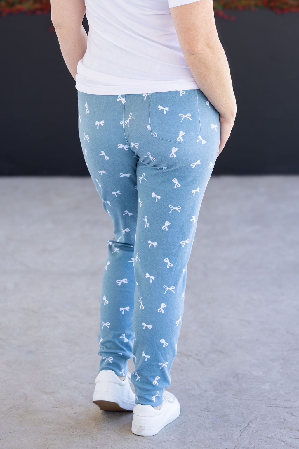 IN STOCK Classic Joggers - Teal Ribbons