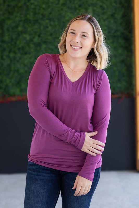 IN STOCK Larissa Long Sleeve - Mulberry