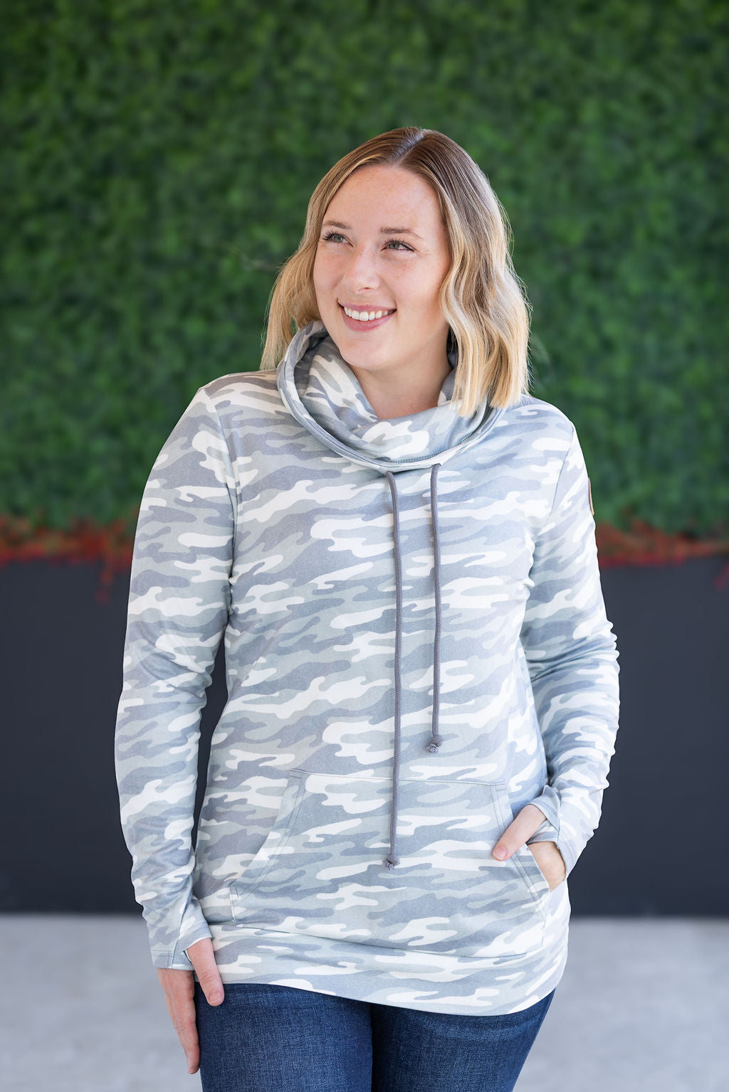 IN STOCK Soft Funnel Neck - Camo