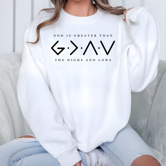 God is Greater Graphic Sweatshirt
