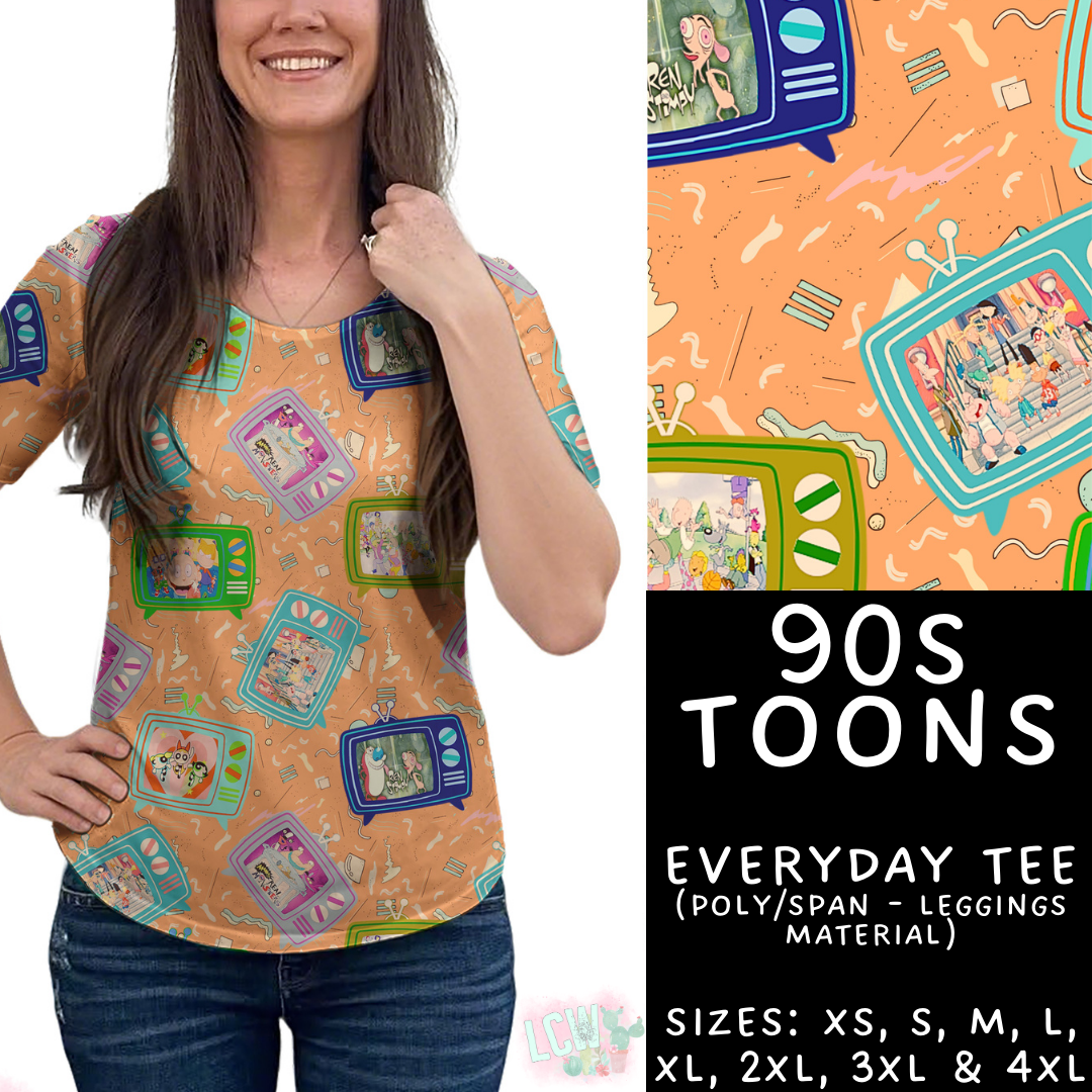 Batch #461 - October Request Run - Closes 12/9 - ETA late Jan - 90s Toons Everyday Tee