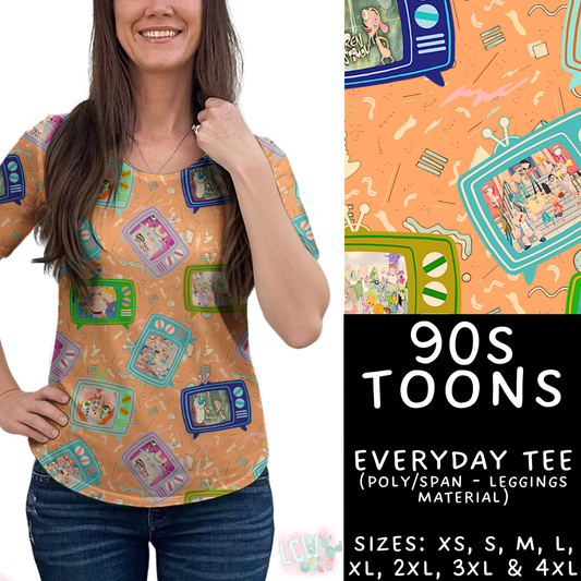 Batch #461 - October Request Run - Closes 12/9 - ETA late Jan - 90s Toons Everyday Tee