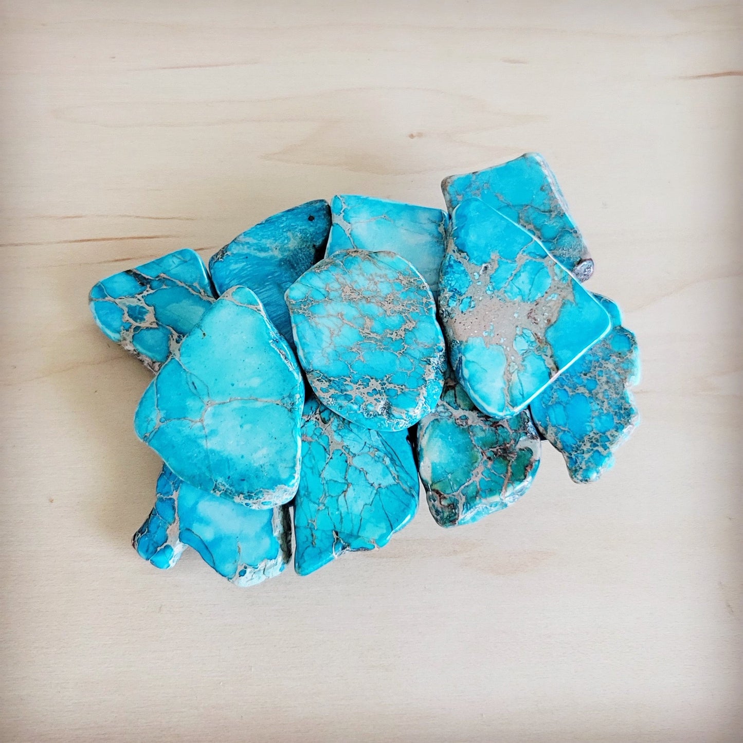Medium Turquoise Regalite Slab Belt Buckle 908n