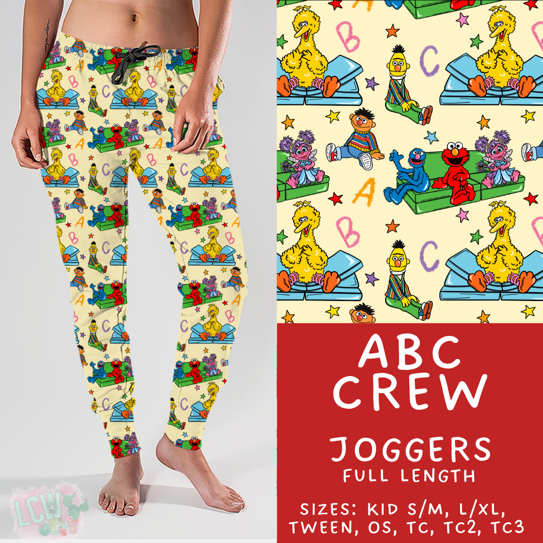 Batch #454 - Cool Characters 10 - Closes 11/26 - ETA mid Jan - ABC Crew Joggers