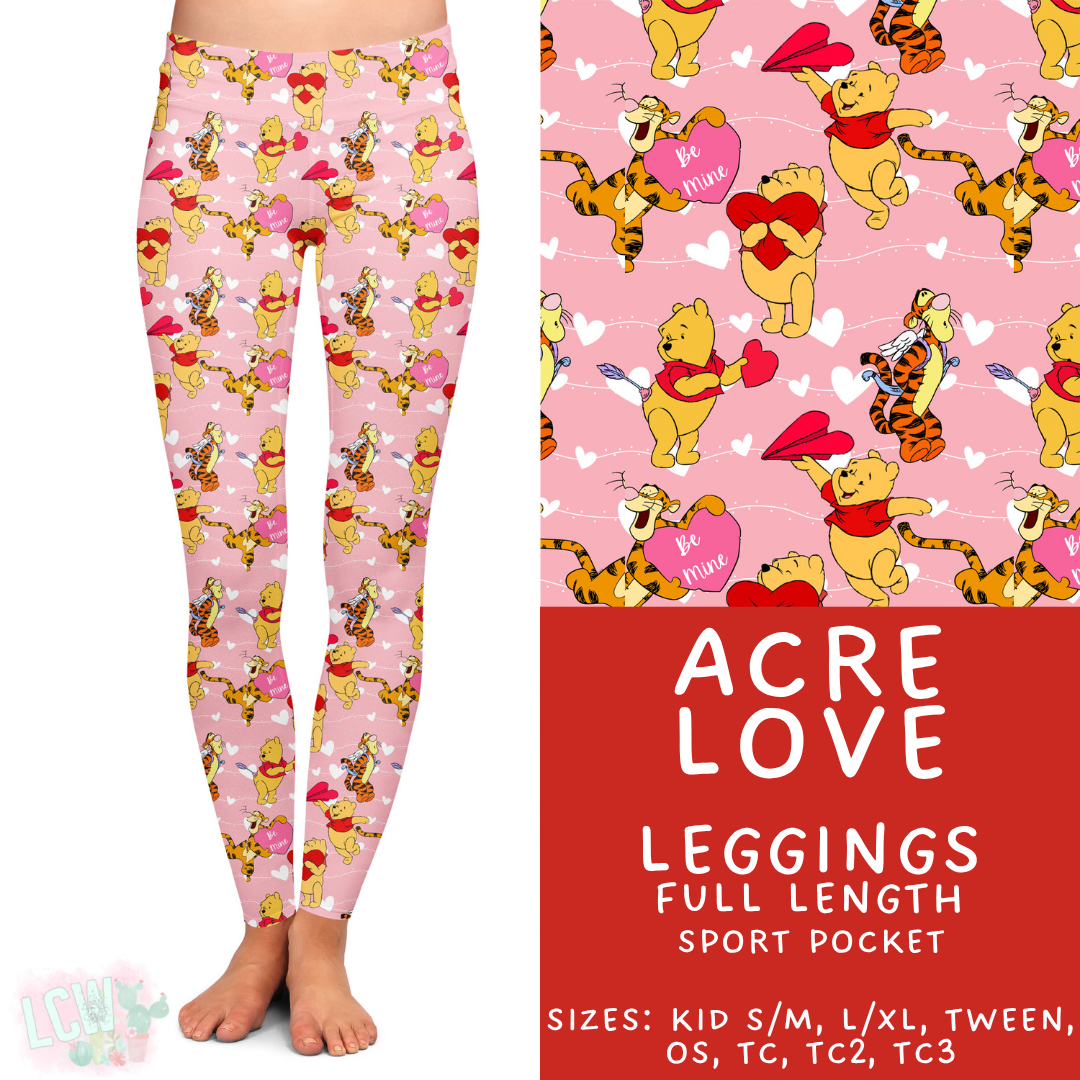 Batch #457 - Magical Character Love Collection - Closes 12/1 - ETA mid Jan - Acre Love Full Length Leggings
