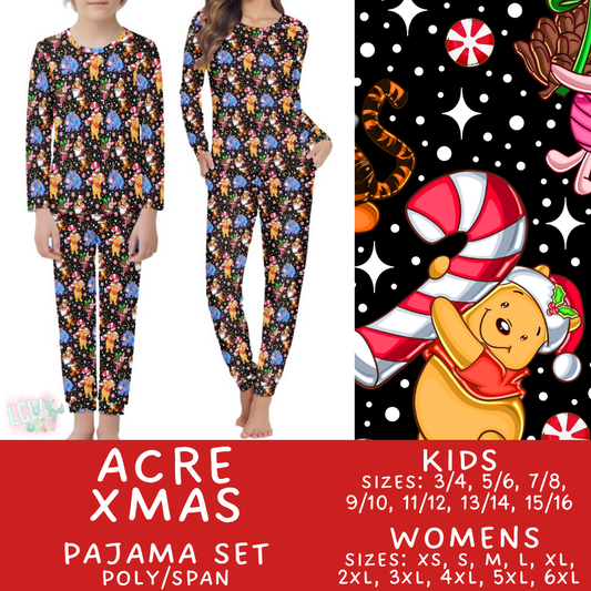 Batch #430 - Magical Christmas Family Pajamas - Closes 10/15 - ETA late Nov - Acre Xmas Women's & Kid's Pajama Set