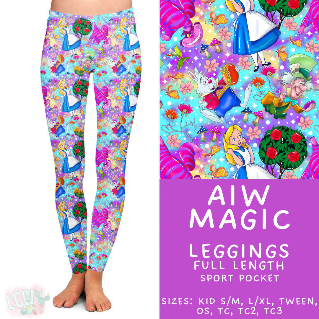Ready to Ship - AIW Magic Full Length Leggings - Sport Pocket OS
