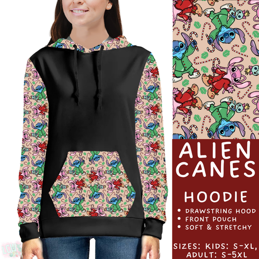 Batch #434 - Magical Christmas - Closes 10/22 - ETA early Dec - Alien Canes Hoodie