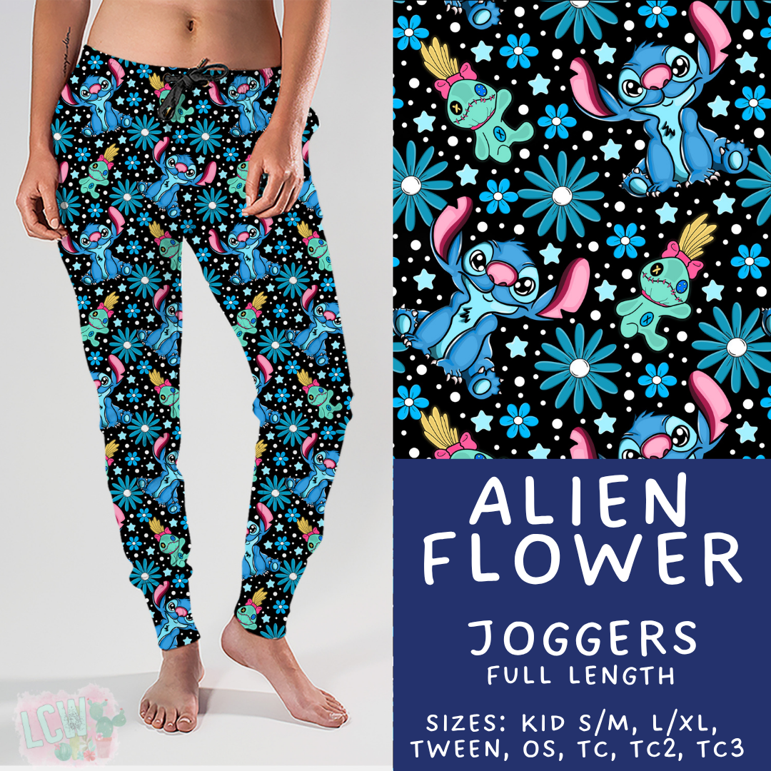 Ready to Ship - Alien Flower Joggers - TC2