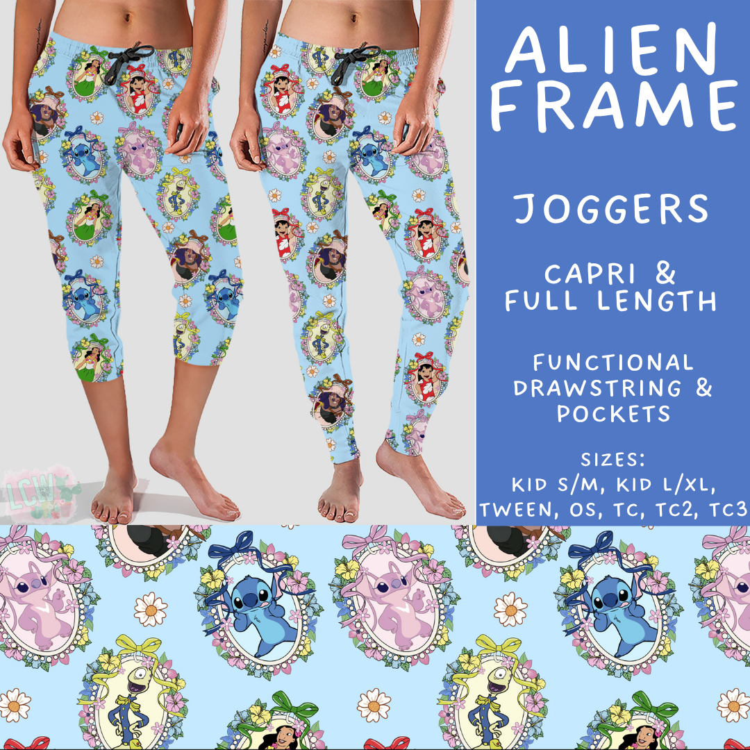 Batch #536 - Frames Collection - Closes 5/29 - ETA late July - Alien Frame Full and Capri Length Joggers