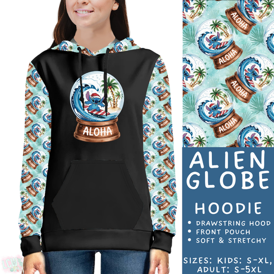 Batch #432 - Winter Globes - Closes 10/17 - ETA early December - Alien Globe Hoodie