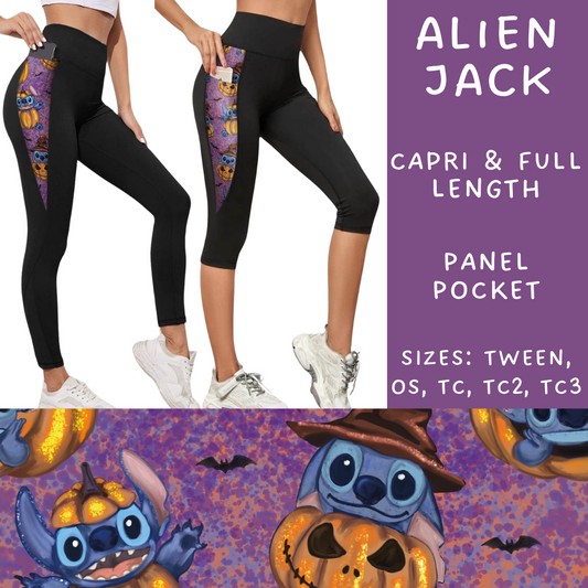 Ready To Ship - Alien Jack Panel Pocket Full Length - OS & Capri Length - TC