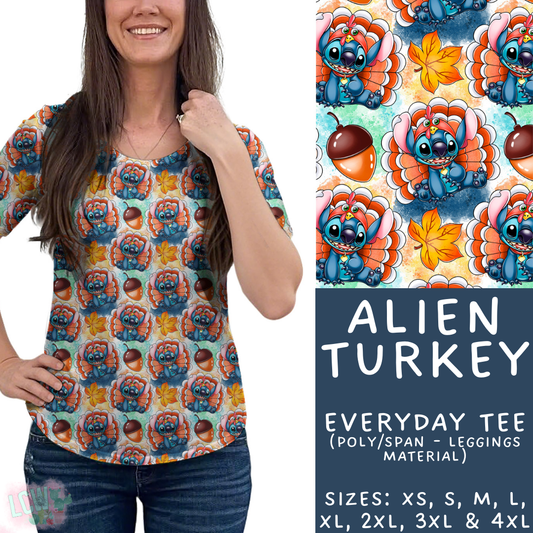 Batch #404 - Magical Fall 2 - Closes 8/29 - ETA mid/late October - Alien Turkey Everyday Tee